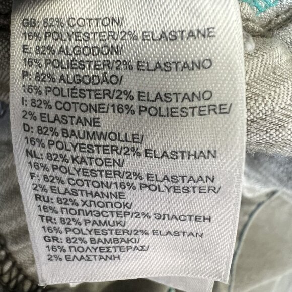 The North Face Womens 12 Olive Green Bootcut Denim Jeans Low Rise Southwestern - Picture 11 of 14